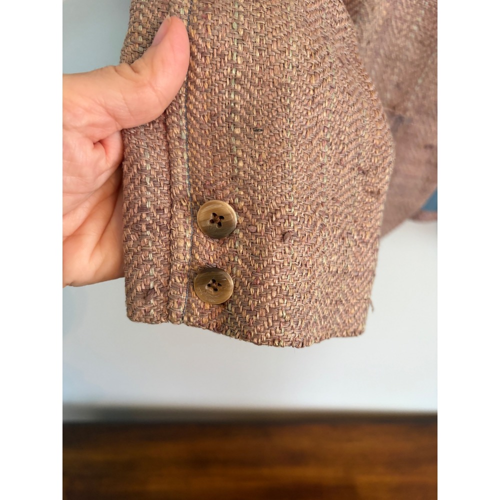 Vtg Dior Sport Tweed Blazer Herringbone Christian Dior *Read* - Picture 7 of 13